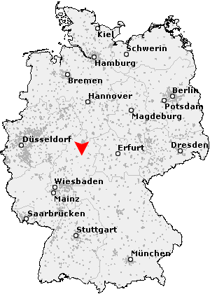 Karte von Schwarzenborn