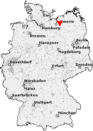Karte von Domsühl