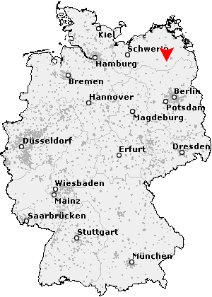 Karte von Hohenzieritz