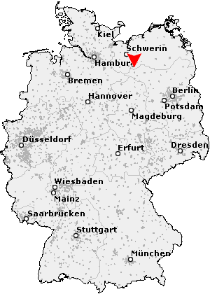 Karte von Möllenbeck bei Ludwigslust