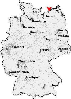 Karte von Mönchhagen