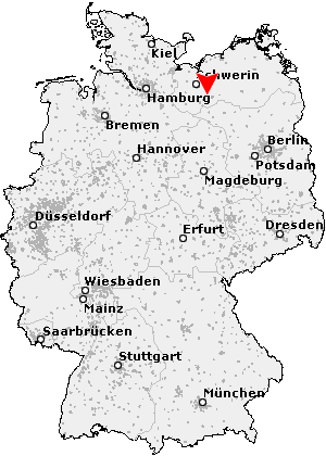 Karte von Matzlow-Garwitz
