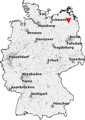 Karte von Neubrandenburg