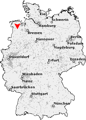 Karte von Elisabethfehn