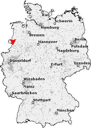 Karte von Bad Bentheim
