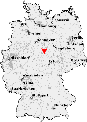 Karte von Bad Sachsa