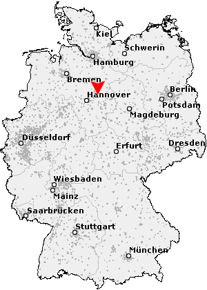 Karte von Bröckel, Kreis Celle