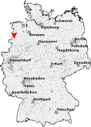 Karte von Meppen