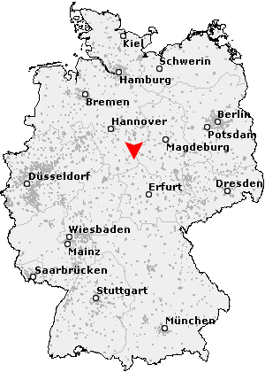 Karte von Sankt Andreasberg