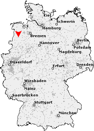 Karte von Werlte