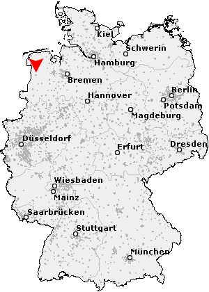 Karte von Westoverledingen