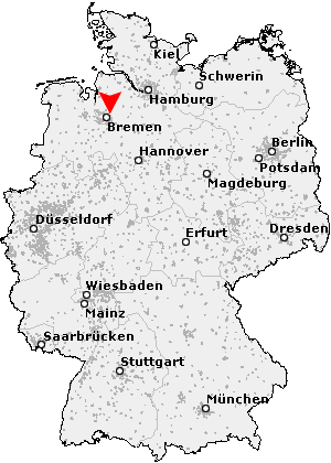 Karte von Sankt Jürgen, Kreis Osterholz