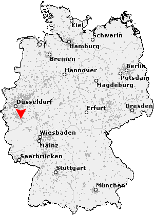 Karte von Bad Godesberg