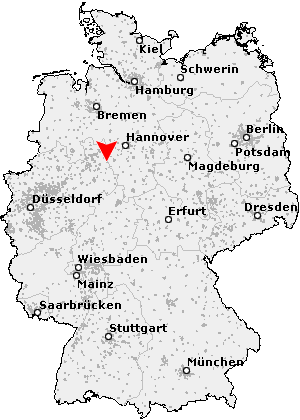 Karte von Bösingfeld