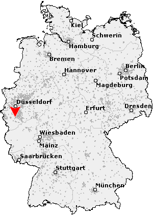 Karte von Erftstadt