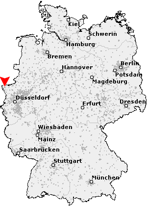 Karte von Kleve