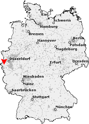 Karte von Linnich
