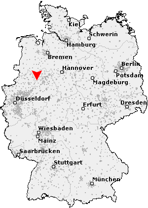 Karte von Versmold