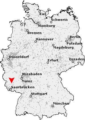 Karte von Brücken (Birkenfeld)