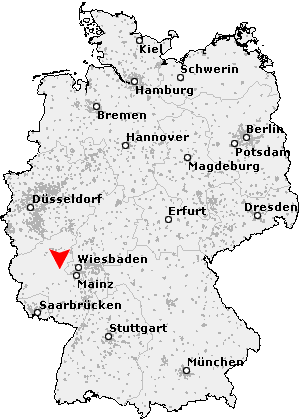 Karte von Breitscheid, Hunsrück
