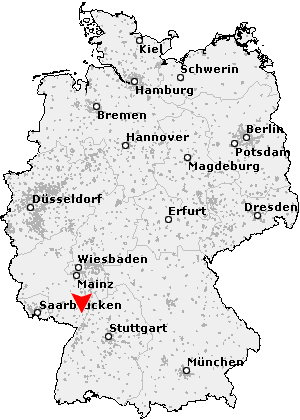 Karte von Germersheim