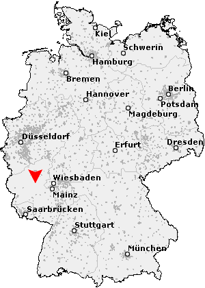 Karte von Roth, Rhein-Hunsrück-Kreis