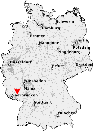 Karte von Stadt Ramstein-Miesenbach