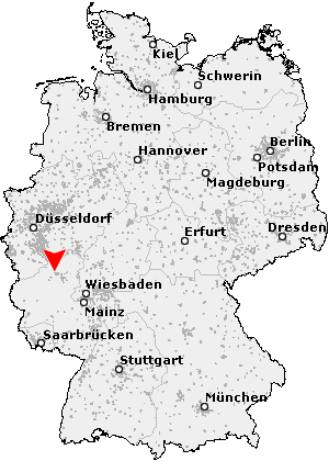 Karte von Hubertusburg