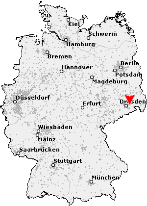 Karte von Kleinwolmsdorf