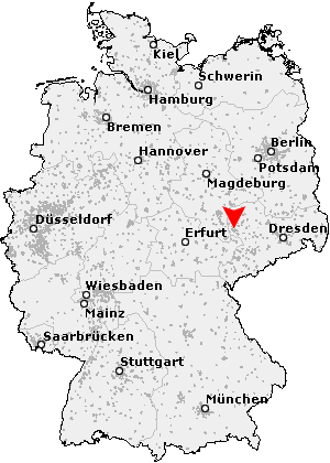 Karte von Böhlen