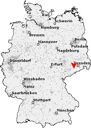 Karte von Brand-Erbisdorf