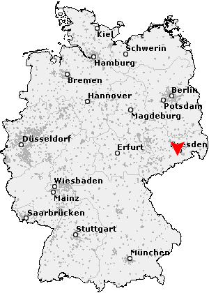 Karte von Dippoldiswalde