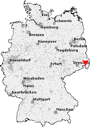 Karte von Ebersbach / Sachsen