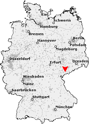 Karte von Eibenstock