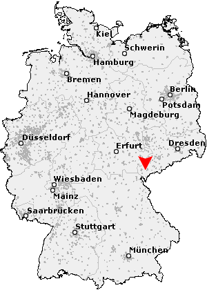 Karte von Neustadt / Vogtland