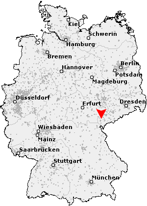 Karte von Pöhl