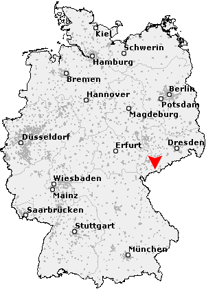 Karte von Rittersgrün