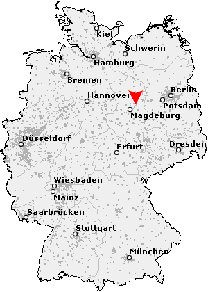 Karte von Detershagen