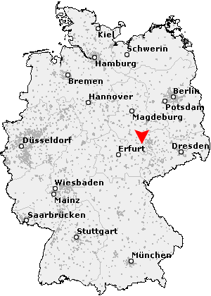 Karte von Großkorbetha
