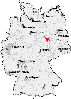 Karte von Köthen