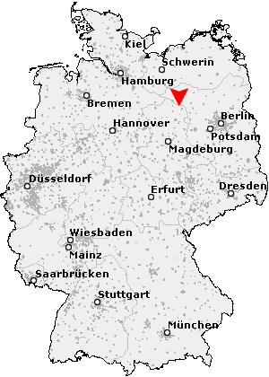 Karte von Werben (Elbe)