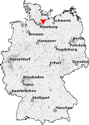 Karte von Friedrichsruh