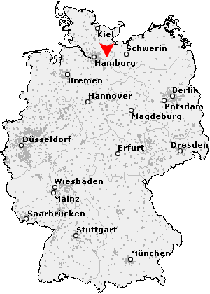 Karte von Elmenhorst, Kreis Herzogtum Lauenburg