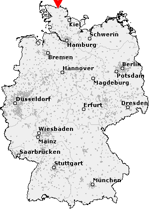 Karte von Flensburg
