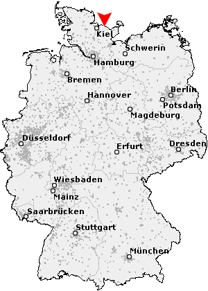 Karte von Hohenfelde bei Kiel