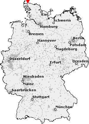 Karte von Neukirchen bei Niebüll