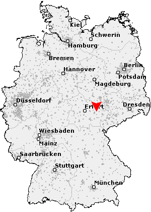 Karte von Beulbar-Ilmsdorf