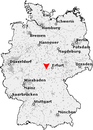 Karte von Schwarzhausen
