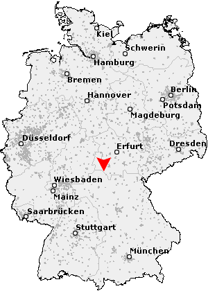 Karte von Jüchsen