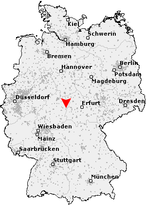 Karte von Dankmarshausen